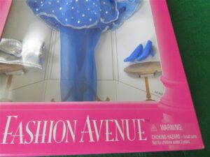 MATTEL BARBIE FASHION AVENUE OUTFIT CLOTHING BLUE SILVER 2