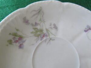 Saucer by Bassett Limoges Austria 5186 series. 2