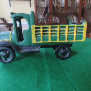 MALATESTA Moving & Storage Green Cast Iron Truck 1
