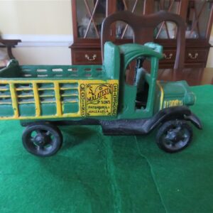 MALATESTA Moving & Storage Green Cast Iron Truck 2