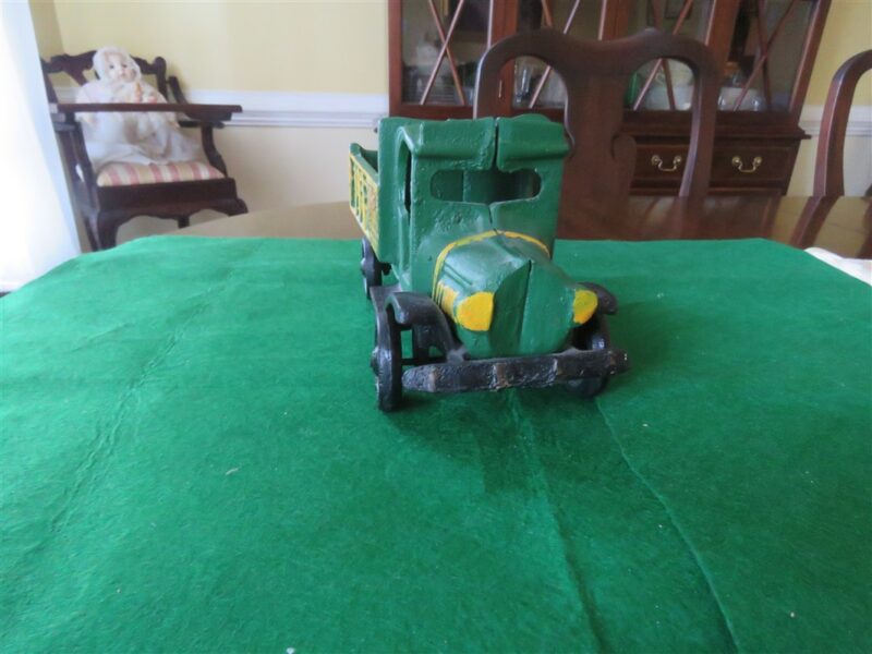 MALATESTA Moving & Storage Green Cast Iron Truck 6