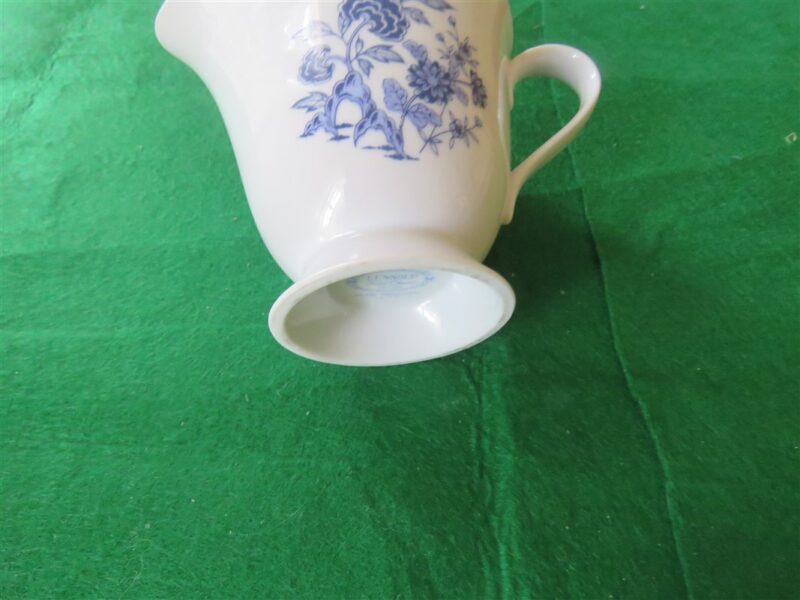 Creamer & Sugar Bowl Lennold Fine China Blue Meissen - Image 2