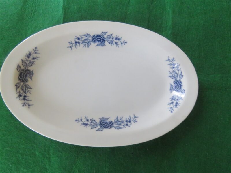 Gravy Bowl with Under Plate Lennold Fine China Blue Meissen 1