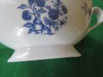 Gravy Bowl with Under Plate Lennold Fine China Blue Meissen 5