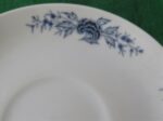 Footed Tea Cup & Saucer Lennold Fine China Blue Meissen 1478 k
