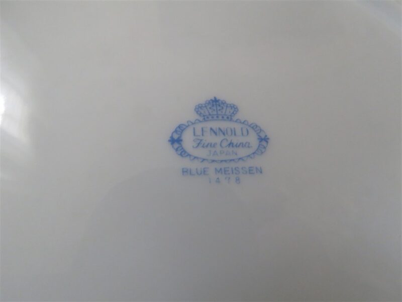 Dinner Plate Lennold Fine China Blue Meissen 1478 d