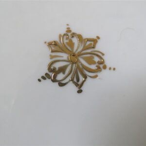 Nippon Gold Salad Plate Marked M Raised gold trim. Hand painted. 2