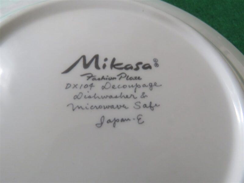 Mikassa Fashion Decoupage Salad Plate 4