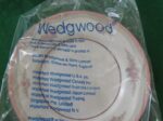 Wedgwood Rosalie Plate Bread & Butter Pink and Grey Bands Floral Border  4