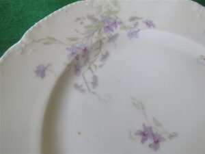 Dinner Plate by Bassett Limoges Austria 5186 series. 2