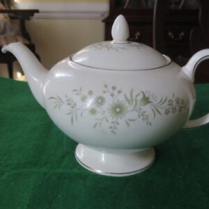 Teapot by Wedgwood Westbury Pattern Footed. 1