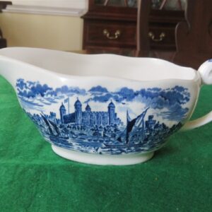 Royal Homes of Britain Enoch Wedgwood Tunstall Gravy Boat 1
