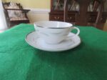 Flat Cup & Saucer Nasco Japan Paris Night 1