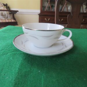 Flat Cup & Saucer Nasco Japan Paris Night 1