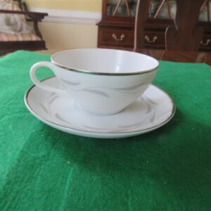 Flat Cup & Saucer Nasco Japan Paris Night 2