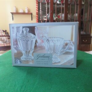 Gorham 1831 Lead Crystal Creamer And Sugar Bowl Emily’s Attic Collection 1