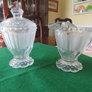 Gorham 1831 Lead Crystal Creamer And Sugar Bowl Emily’s Attic Collection 3