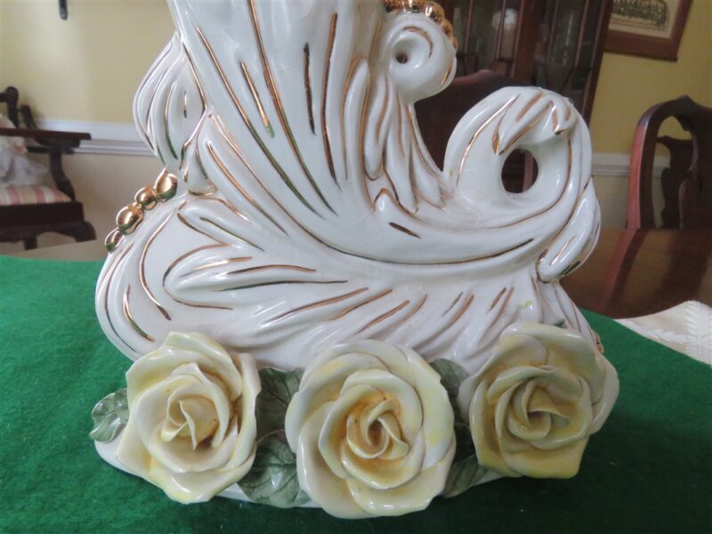Horn Of Plenty Flower Vase With Roses 2