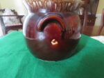 Hull USA Brown Bean Pot Cookie Jar 4