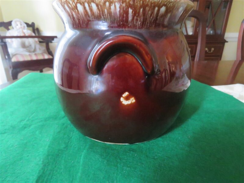 Hull USA Brown Bean Pot Cookie Jar 4