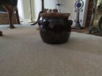 Hull USA Brown Bean Pot Cookie Jar 5