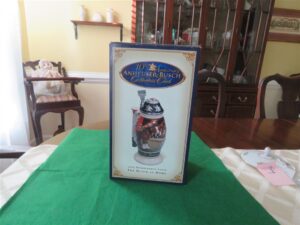 Budweiser Anheuser-Busch Clydesdales Hitch at Home 20005 Lidded Stein 1