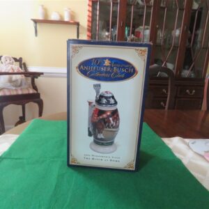 Budweiser Anheuser-Busch Clydesdales Hitch at Home 20005 Lidded Stein 1