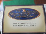 Budweiser Anheuser-Busch Clydesdales Hitch at Home 20005 Lidded Stein 5
