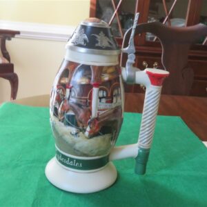 Budweiser Anheuser-Busch Clydesdales Hitch at Home 20005 Lidded Stein 7