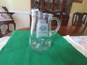 Vintage Arby’s BC Ice Age Collectible Pitcher 1981 a