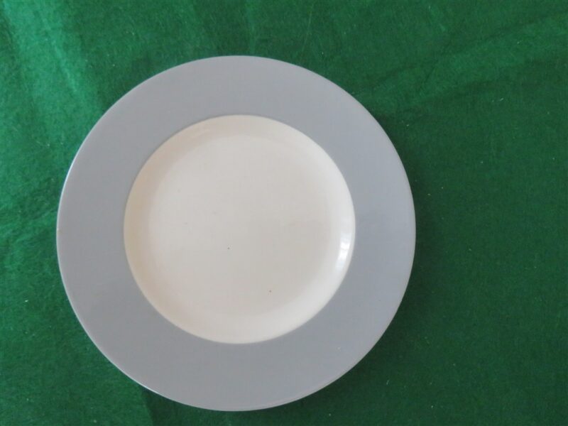 Homer Laughlin Eggshell Cavalier Grey Cup & Saucer 3