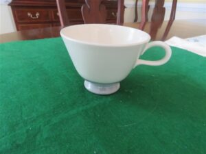 Homer Laughlin Eggshell Cavalier Grey Footed Cup 11