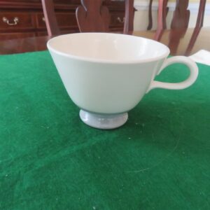 Homer Laughlin Eggshell Cavalier Grey Footed Cup 11
