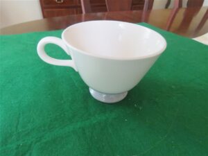 Homer Laughlin Eggshell Cavalier Grey Footed Cup 12
