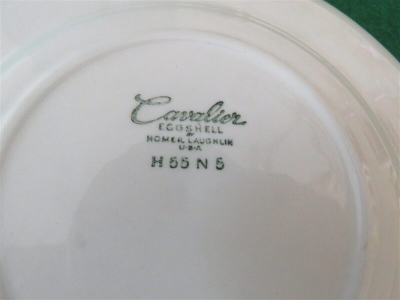 Homer Laughlin Eggshell Cavalier Grey Cup & Saucer 6