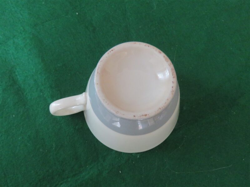 Homer Laughlin Eggshell Cavalier Grey Footed Cup 13