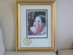Signed Print Emmett Kelly Original Circus Collection “A Helping Hand” 1