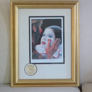 Signed Print Emmett Kelly Original Circus Collection “A Helping Hand” 1