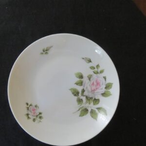 Louis Lourioux Porcelain Coupe Soup Bowls Rose 1