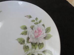 Louis Lourioux Porcelain Coupe Soup Bowls Rose 2