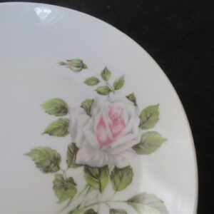 Louis Lourioux Porcelain Coupe Soup Bowls Rose 2