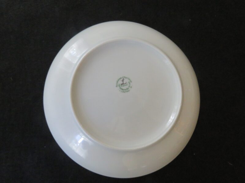 Louis Lourioux Porcelain Coupe Soup Bowls Rose 3