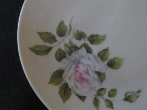 Louis Lourioux Porcelain Luncheon Plate Rose 2