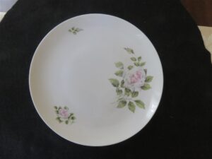 Louis Lourioux Dinner Plate Floral Rose 1