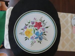 Stangle Platter Country Garden 14 ¼ inches diameter. 1