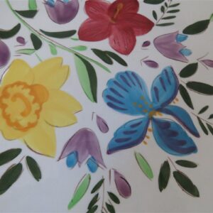 Stangle Platter Country Garden 14 ¼ inches diameter. 2