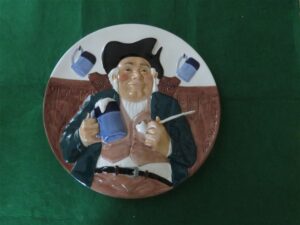 Toby Filpot Plate Collection by Wilfred Blandford. Made by Davenport Pottery 1