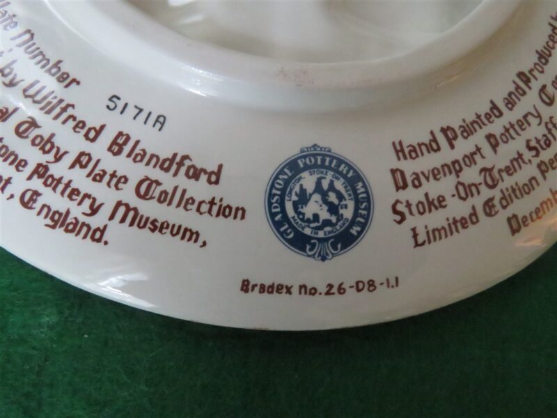 Toby Filpot Plate Collection by Wilfred Blandford. Made by Davenport Pottery 3