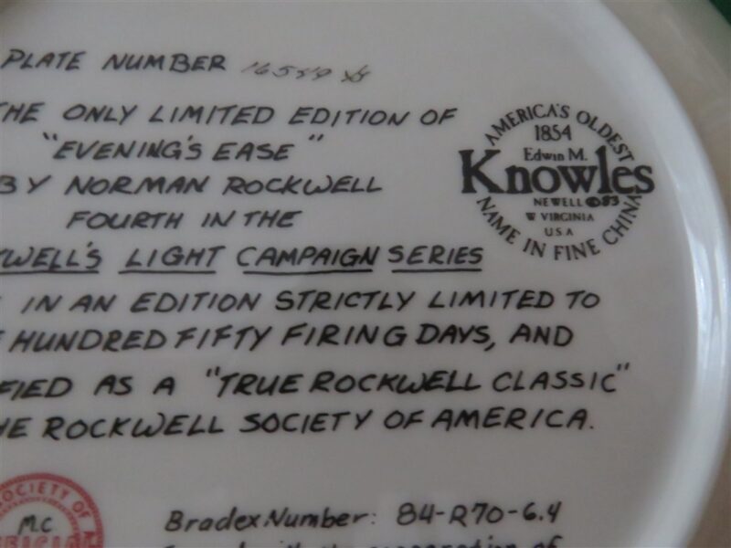 Norman Rockwell “Evening’s Ease” Light Campaign Series 4