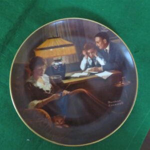 Norman Rockwell “Father’s Help” Light Campaign Series Edwin M Knowles 1